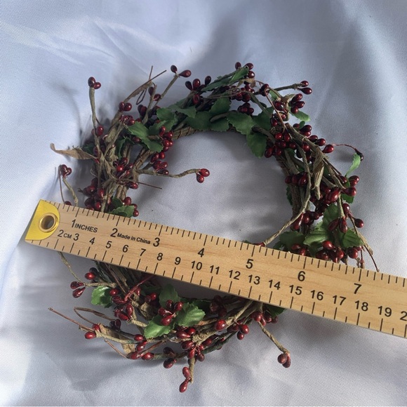 Rustic Berry and Vine Mini Grapevine Wreaths Set Pip-berries Stars 4-7” - Picture 6 of 8
